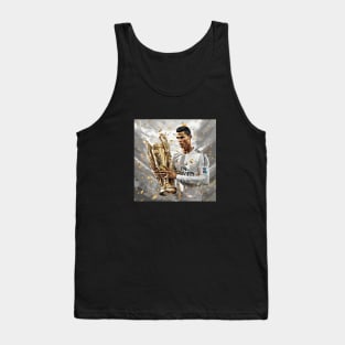 Cristiano Ronaldo CR7 UEFA Champions League Artwork Football Soccer Tank Top